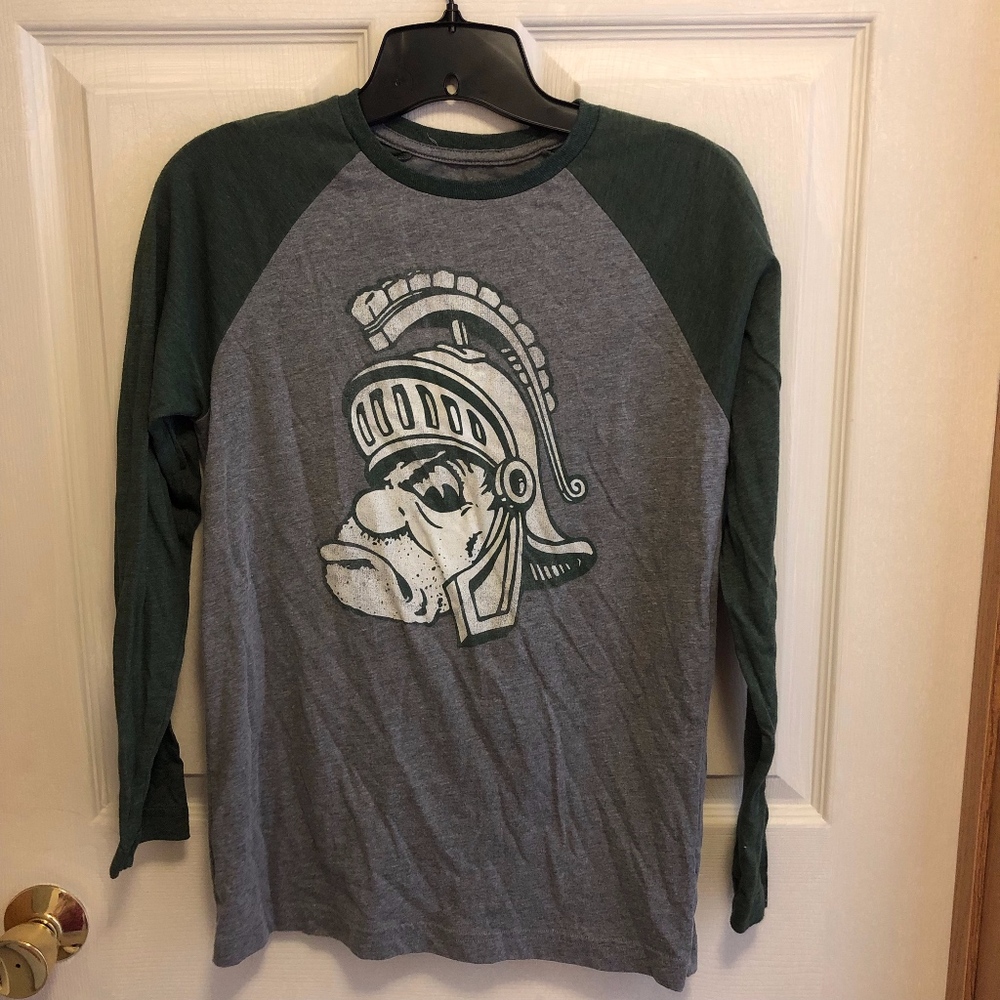 Michigan State Spartans Raglan Shirt, Boys' XL